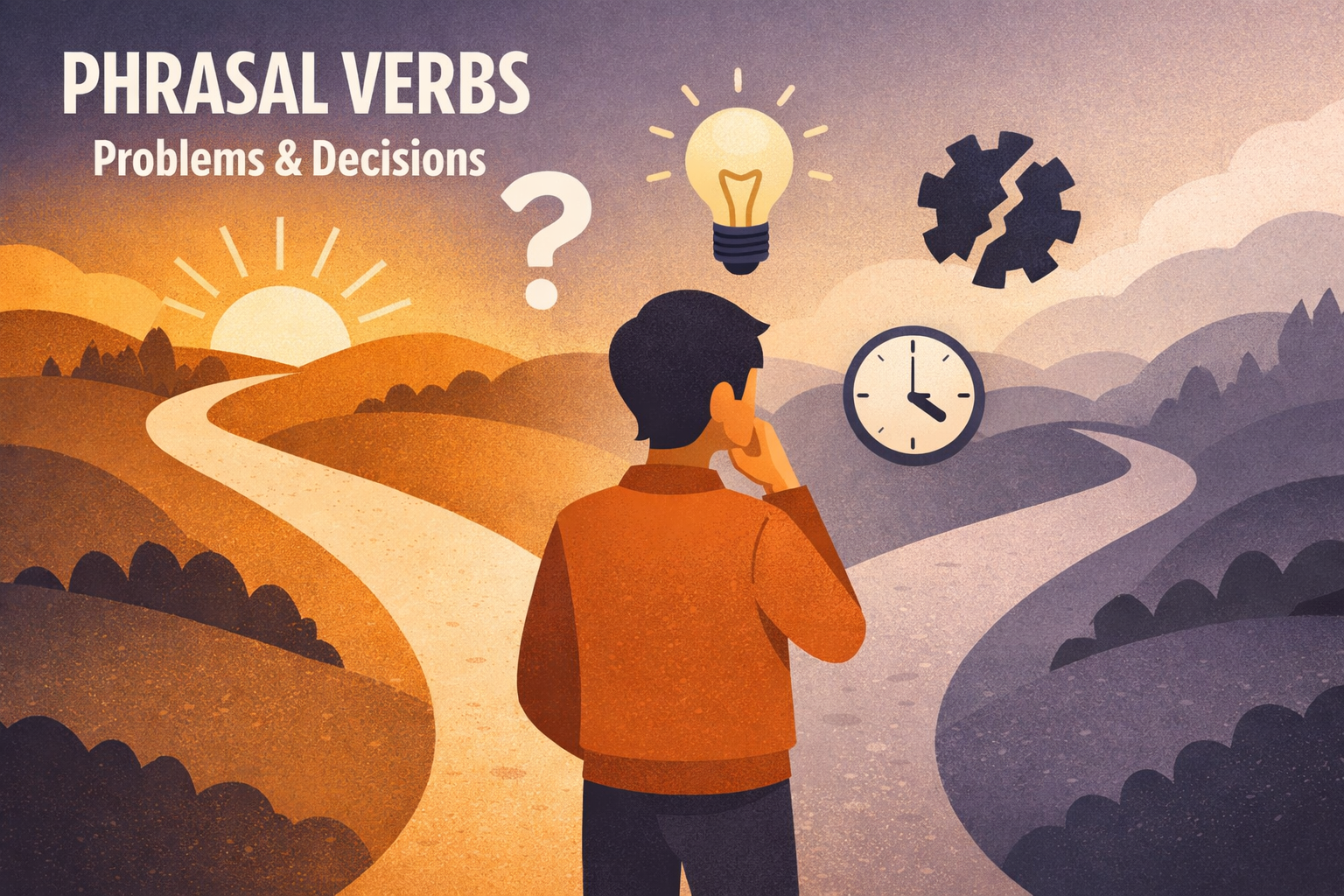 Phrasal Verbs: Problems & Decisions – B2 Vocabulary Exercises
