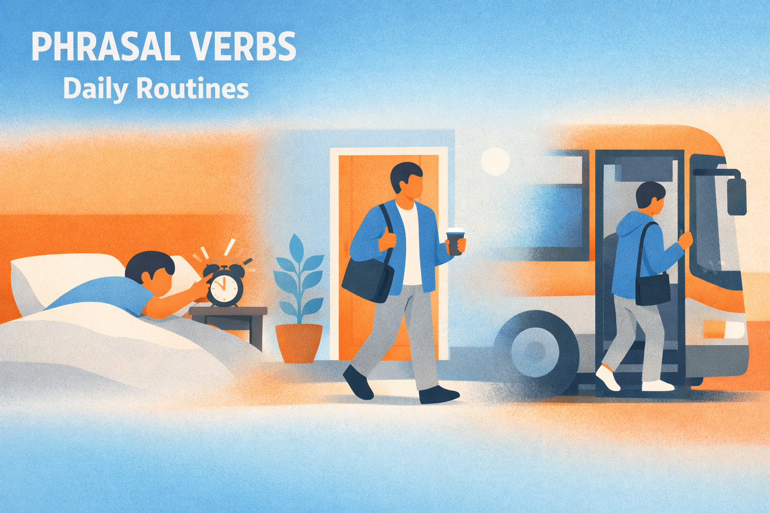 Phrasal Verbs: Daily Routines – B2 Vocabulary Exercises