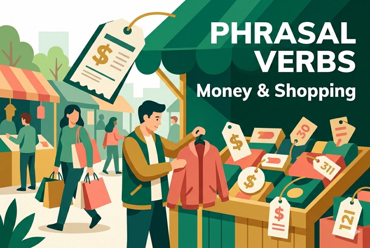 Phrasal Verbs: Money & Shopping – B2 Vocabulary Exercises